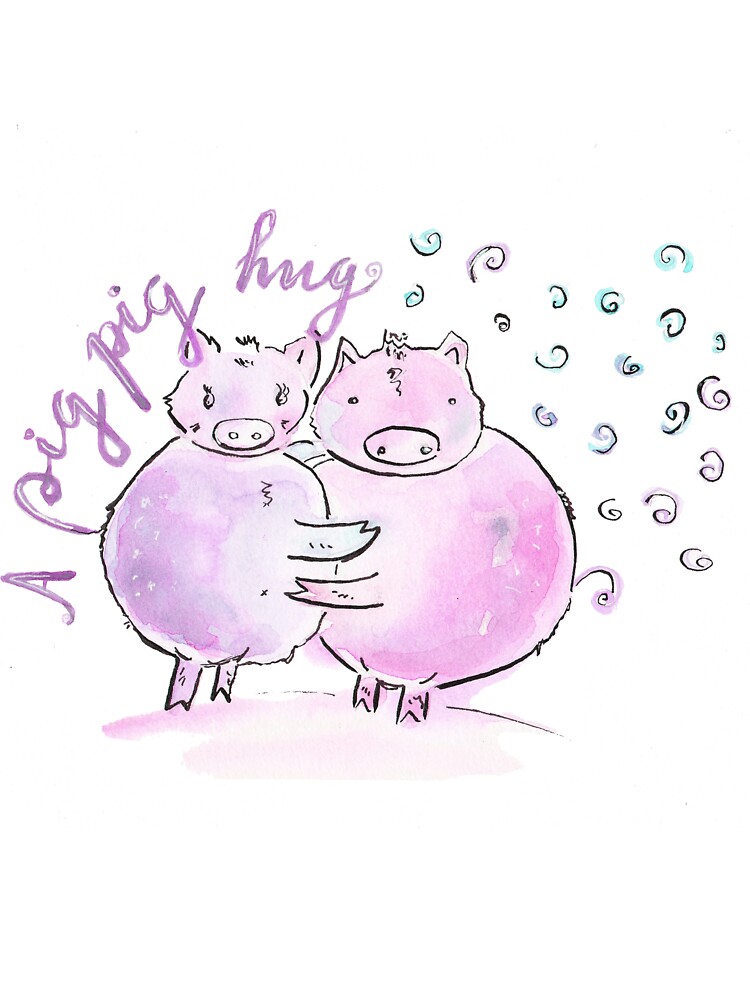 A pig pig hug! by yanak