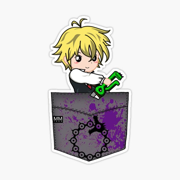 Anime Seven Deadly Sins Nanatsu No Taizai  Sticker for Sale by  Nicholapolitano