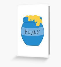 Hunny Pot - Pooh Greeting Card
