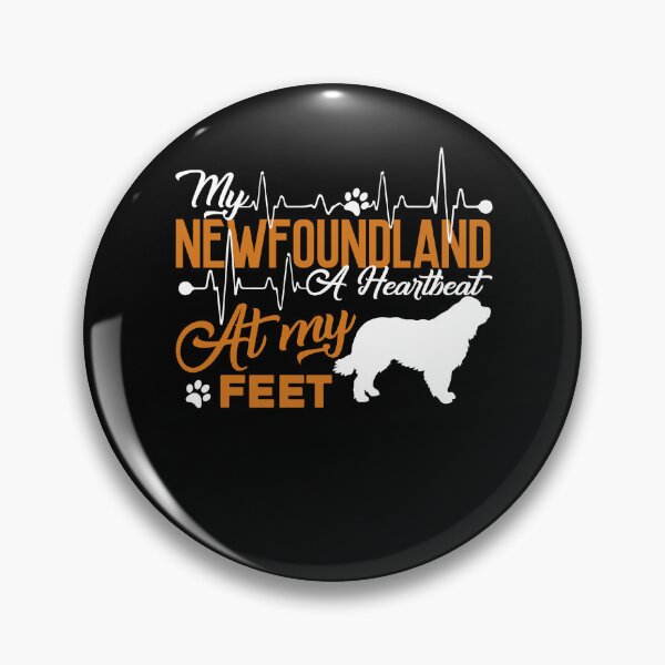 Item preview, My Newfoundland A Heartbeat At My Feet designed and sold by UnknownArtistt.