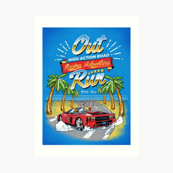 Racing Adventure Art Print