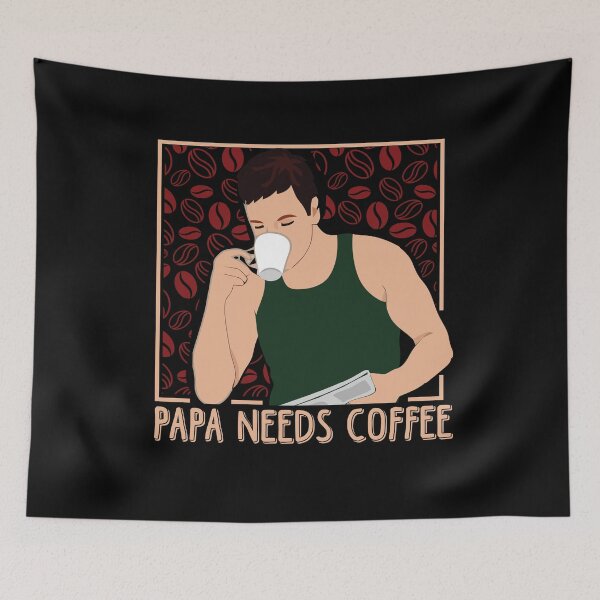 Item preview, Papa needs coffee designed and sold by razvigod.