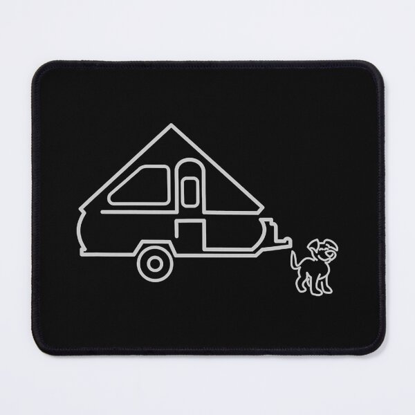 Item preview, Dog Aliner A Frame Travel Trailer Happy Camper Dog designed and sold by BennetJaco.