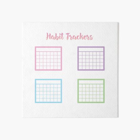 monthly habit tracker  Postcard for Sale by Taylersmaterial