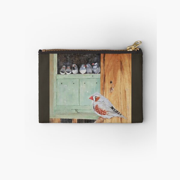 Item preview, Perched Java Zebra Finch in an Aviary designed and sold by Kathy Gales.