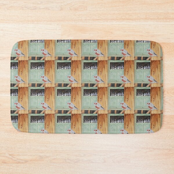 Item preview, Perched Java Zebra Finch in an Aviary designed and sold by Kathy Gales.