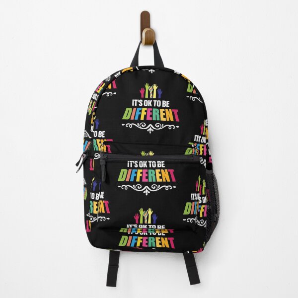 Artikelvorschau, It's Ok To Be Different Autistic support Be Positive Aspire To Inspire Happy Life Apparel Essential Motivation Inspiration Joy Mood entworfen und verkauft von DesignByHeartUK.