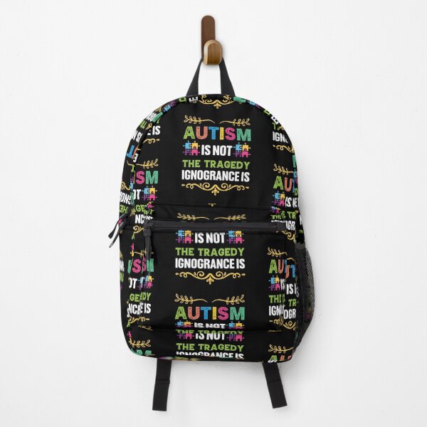 Artikelvorschau, Autism Is Not The Tragedy Inogrance is Autistic support Be Positive Aspire To Inspire Happy Life Apparel Essential Motivation Inspiration Joy Mood entworfen und verkauft von DesignByHeartUK.