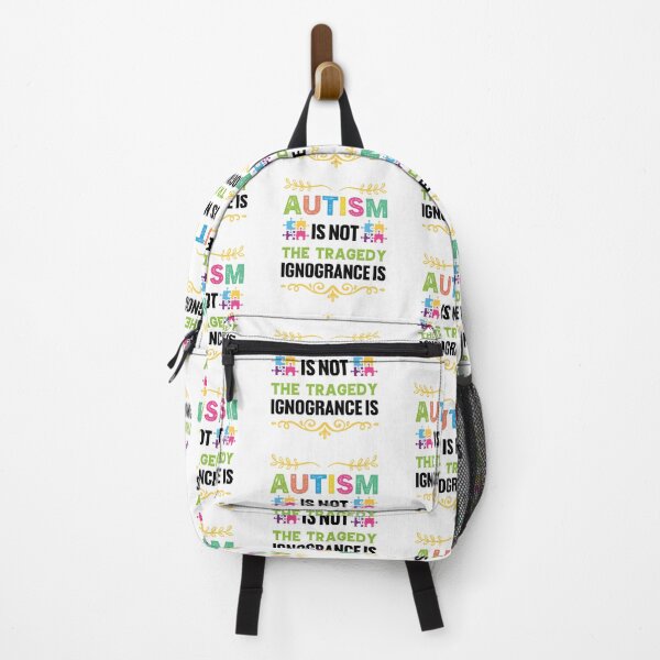 Artikelvorschau, Autism Is Not The Tragedy Inogrance is Autistic support Be Positive Aspire To Inspire Happy Life Apparel Essential Motivation Inspiration Joy Mood entworfen und verkauft von DesignByHeartUK.