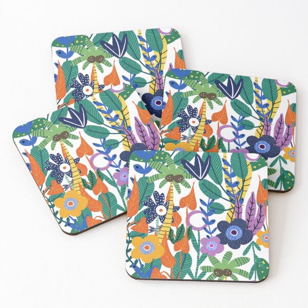 Item preview, Jungle Floral White designed and sold by susycosta.