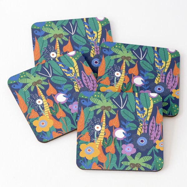 Item preview, Jungle Floral Blue designed and sold by susycosta.