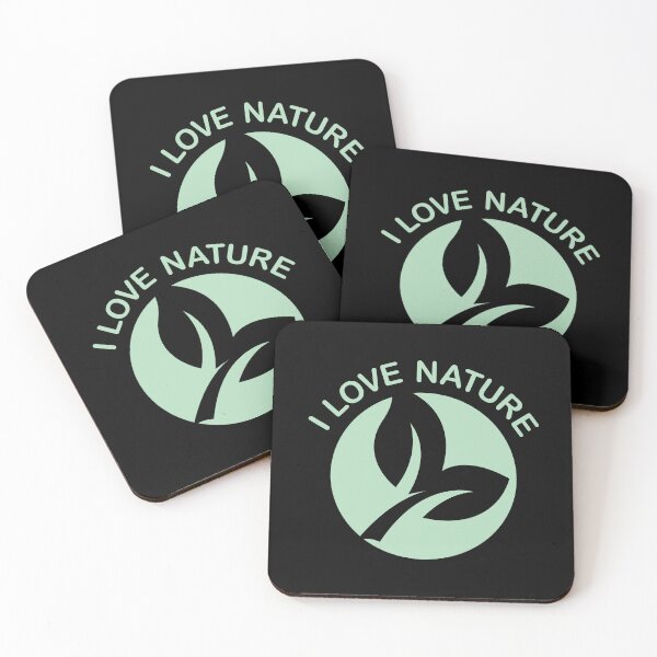 Item preview, We love nature symbol with leaf - nature love designed and sold by AndreMi.