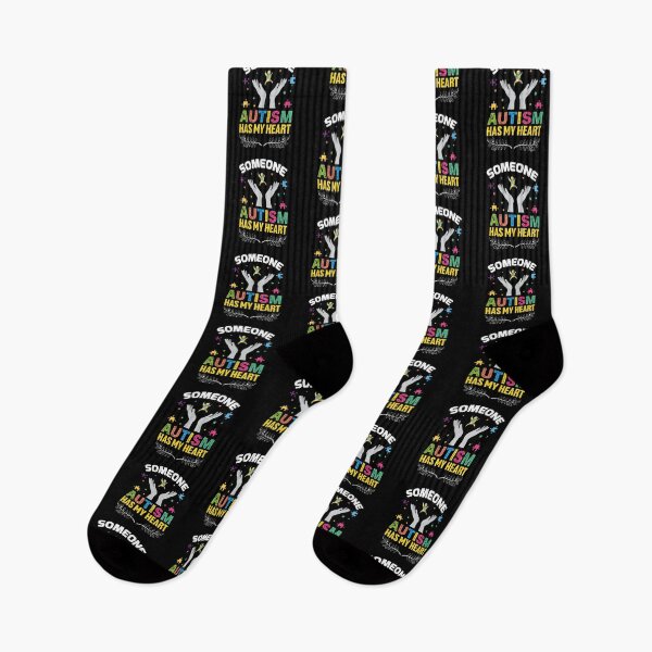 Item preview, Someone Autism Has My Heart  Autistic support Be Positive Aspire To Inspire Happy Life Apparel Essential Motivation Inspiration Joy Mood designed and sold by DesignByHeartUK.