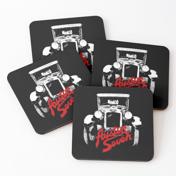 Item preview, Austin Seven vintage British classic car monoblock white with logo designed and sold by soitwouldseem.