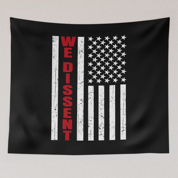 Item preview, WE DISSENT AMERICAN FLAG designed and sold by MagicBoutique.