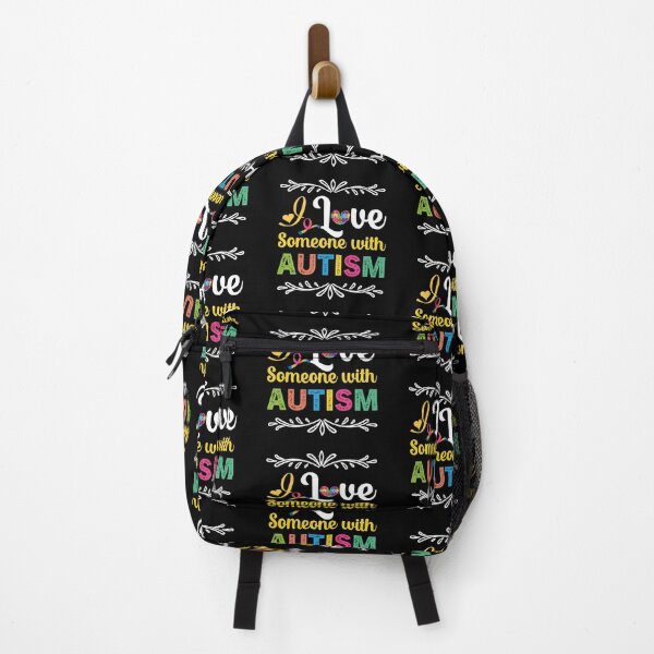 Artikelvorschau, I Love Someone With Autism Autistic support Be Positive Aspire To Inspire Happy Life Apparel Essential Motivation Inspiration Joy Mood entworfen und verkauft von DesignByHeartUK.