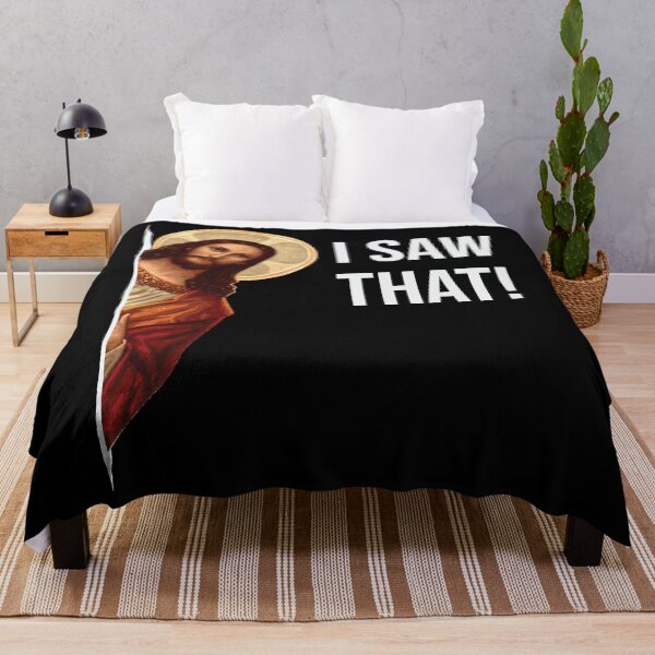 Item preview, Jesus Meme I Saw That white vintage designed and sold by OscarManuel.