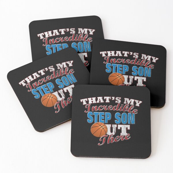 Item preview, Basketball Step Son Mom And Dad Gift Essential T-Shirt designed and sold by ayeshadanaqws.