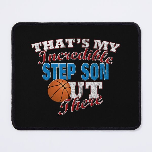 Item preview, Basketball Step Son Mom And Dad Gift Essential T-Shirt designed and sold by ayeshadanaqws.