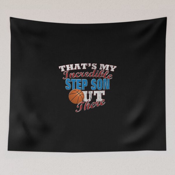 Item preview, Basketball Step Son Mom And Dad Gift Essential T-Shirt designed and sold by ayeshadanaqws.
