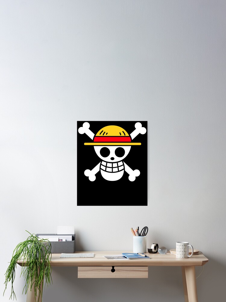 Straw hat jolly roger  Art Print for Sale by ayesha6obessie