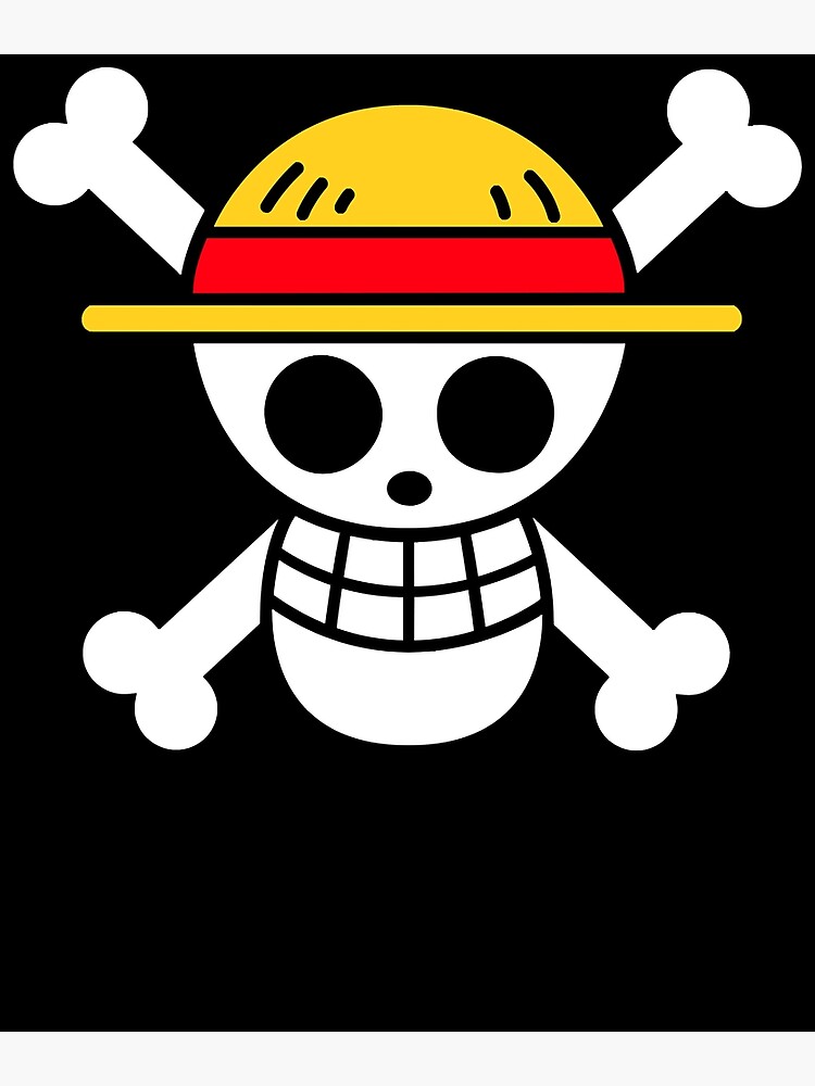 Straw hat jolly roger  Art Print for Sale by ayesha6obessie