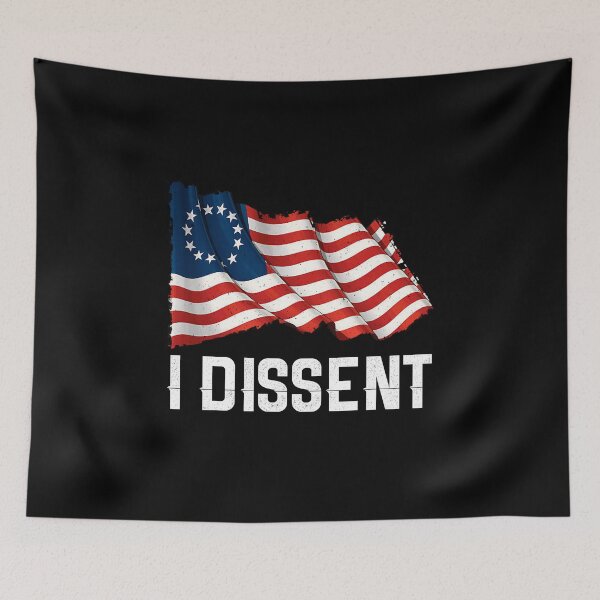 Item preview, I DISSENT AMERICAN FLAG designed and sold by MagicBoutique.