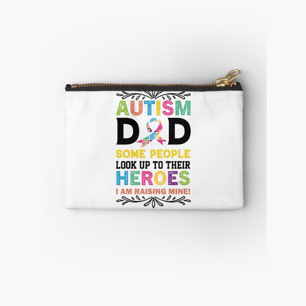 Item preview, Autism Dad Some People Look Up To their Heroes I am Raising one Autistic support Be Positive Aspire To Inspire Happy Life Apparel Essential Motivation Inspiration Joy Mood designed and sold by DesignByHeartUK.