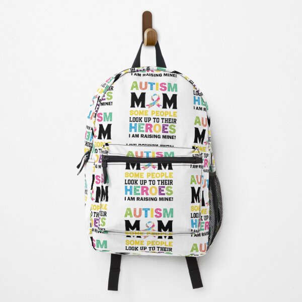Artikelvorschau, Autism Mom Some People Look up To their Heroes I am raising One Autistic support Be Positive Aspire To Inspire Happy Life Apparel Essential Motivation Inspiration Joy Mood entworfen und verkauft von DesignByHeartUK.