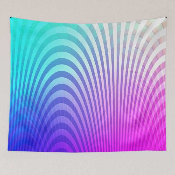 Item preview, Rainbow Ombre Wave Pattern designed and sold by SaradaBoru.