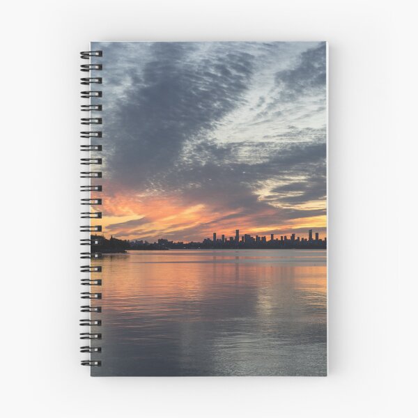 Item preview, Varicoloured Splendor - Toronto Distinctive Skyline Minutes Before Sunrise designed and sold by Georgia Mizuleva.