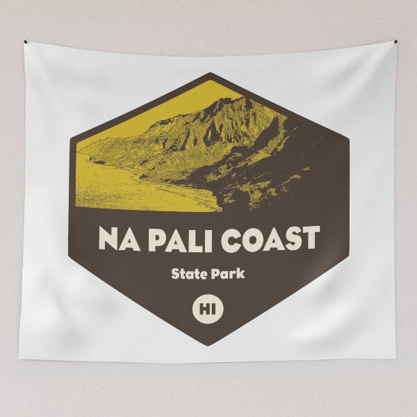 Item preview, Nā Pali Coast State Park Hawaii designed and sold by Esskay Designs.