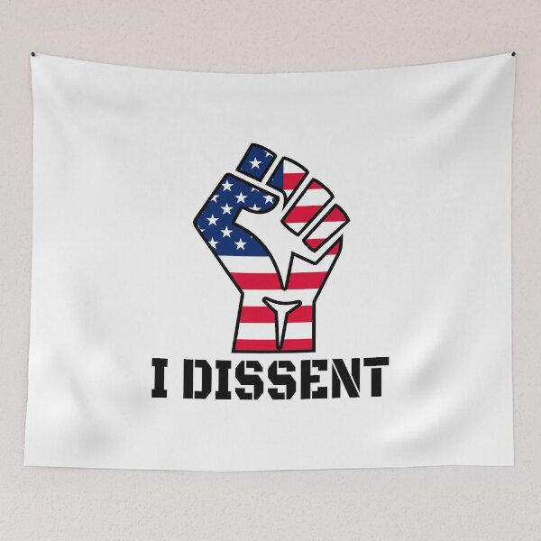 Item preview, I DISSENT AMERICAN FLAG designed and sold by MagicBoutique.
