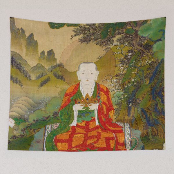 Item preview, Japanese Art 'Roshi Ensei lifting a heavy beam' by Utagawa Kuniyoshi  designed and sold by Grim reaper.
