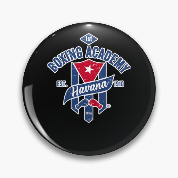 Item preview, 1ST BOXING ACADEMY HAVANA, EST. 1910 CUBA, USED LOOK, BY SUBGIRL Classic E designed and sold by foranykmc.