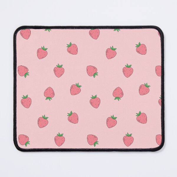 Item preview, Cute Pastel Pink Aesthetic Strawberry Pattern designed and sold by noryushi.