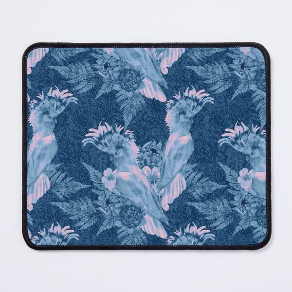 Item preview, Pink Cockatoo Pattern - Pink & Blue Palette  designed and sold by Sketchbook Designs.