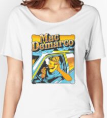 mac demarco in his car Women's Relaxed Fit T-Shirt