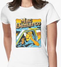 mac demarco in his car Women's Fitted T-Shirt