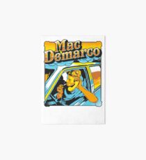 mac demarco in his car Art Board
