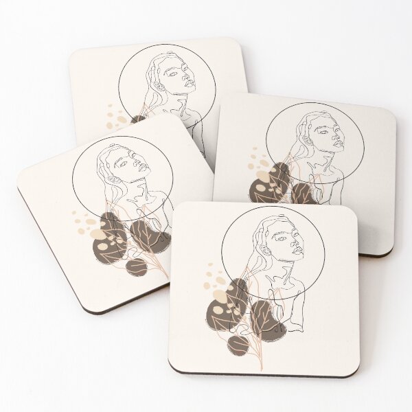 Item preview, Minimalistic floral boho lineart  designed and sold by CreativeStrand.