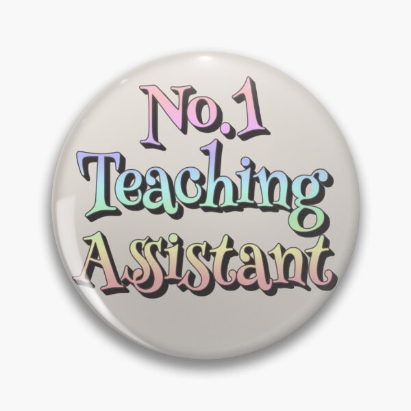 Item preview, No1 Teaching Assistant Pastel Rainbow Design designed and sold by TrulyEpoque.