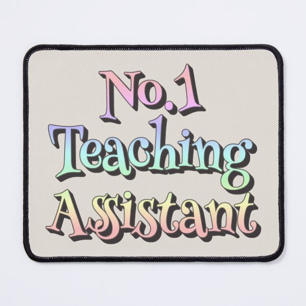 Item preview, No1 Teaching Assistant Pastel Rainbow Design designed and sold by TrulyEpoque.