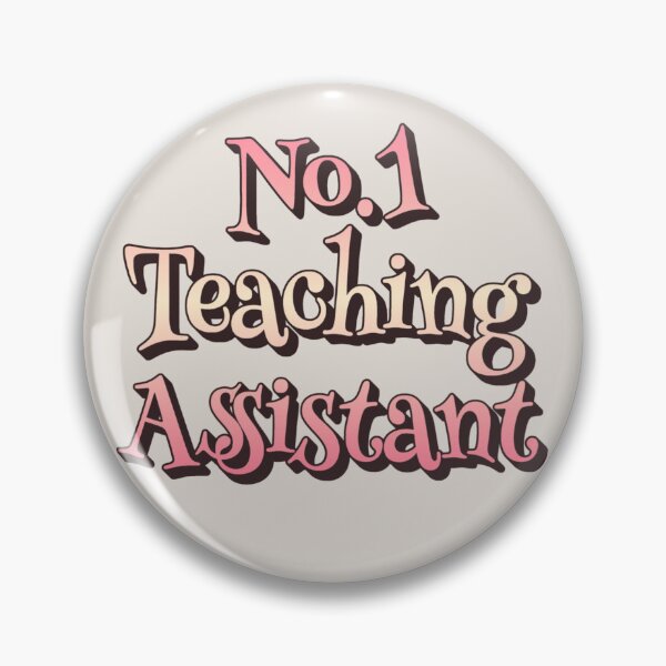 Item preview, No1 Teaching Assistant Pink Rainbow Design designed and sold by TrulyEpoque.