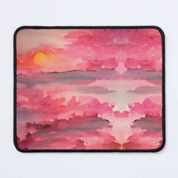 Item preview, Pink Sunset Painting designed and sold by Unaiza Khalid.