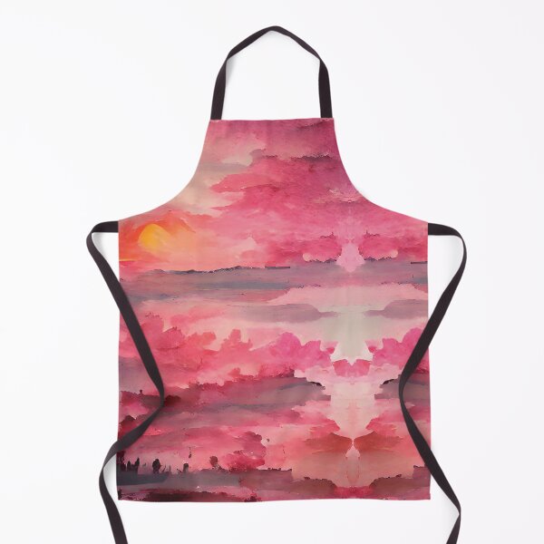 Item preview, Pink Sunset Painting designed and sold by Unaiza Khalid.