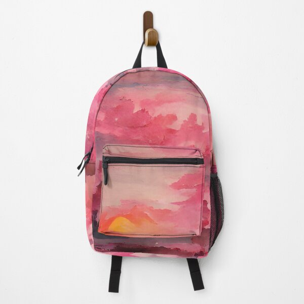 Item preview, Pink Sunset Painting designed and sold by Unaiza Khalid.
