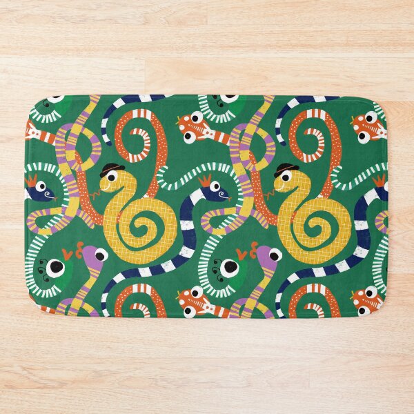 Item preview, Cute Crazy Snakes Green designed and sold by susycosta.