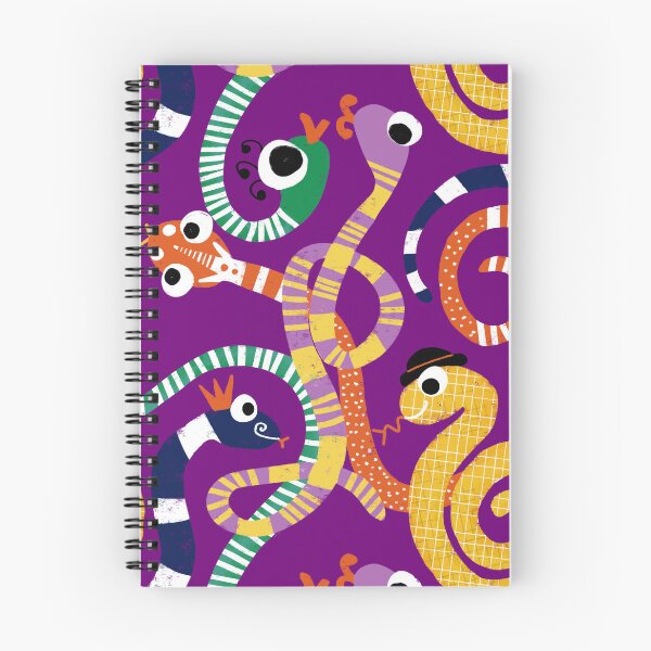 Item preview, Cute Crazy Snakes Purple designed and sold by susycosta.