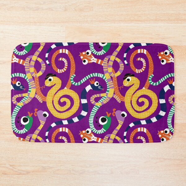 Item preview, Cute Crazy Snakes Purple designed and sold by susycosta.